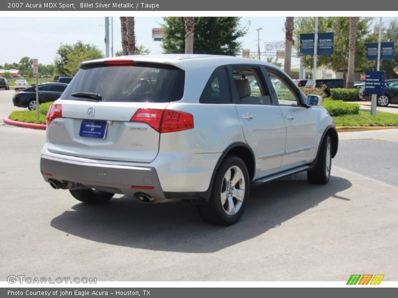 Billet Silver Metallic / Taupe 2007 Acura MDX Sport