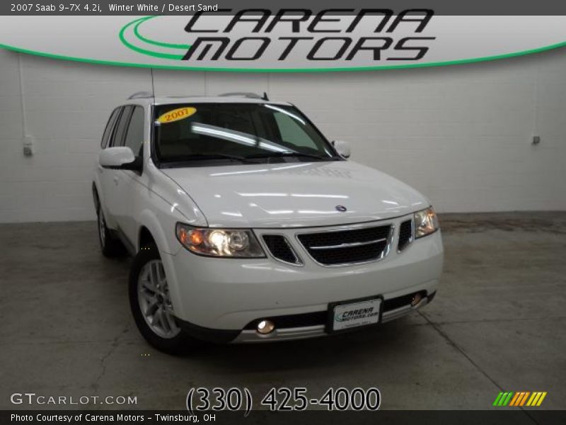 Winter White / Desert Sand 2007 Saab 9-7X 4.2i