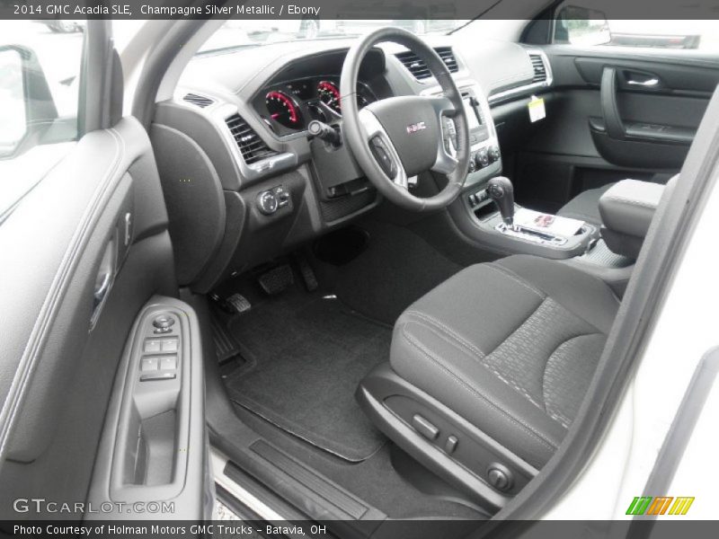 Champagne Silver Metallic / Ebony 2014 GMC Acadia SLE