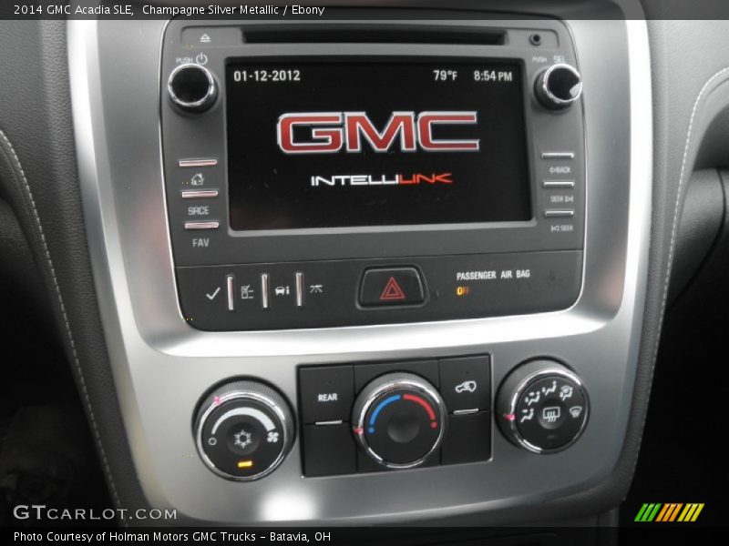 Champagne Silver Metallic / Ebony 2014 GMC Acadia SLE