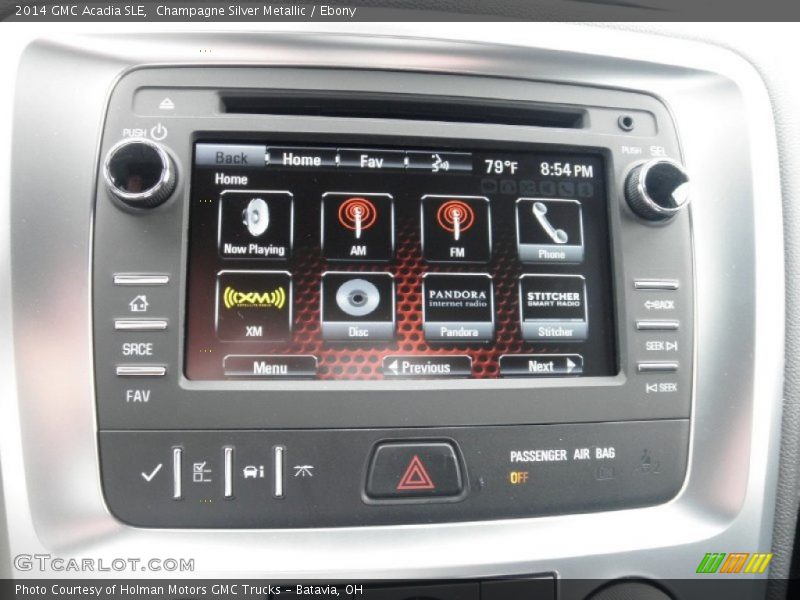 Champagne Silver Metallic / Ebony 2014 GMC Acadia SLE
