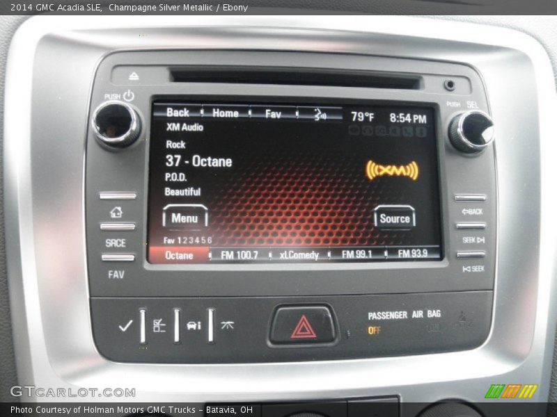 Champagne Silver Metallic / Ebony 2014 GMC Acadia SLE