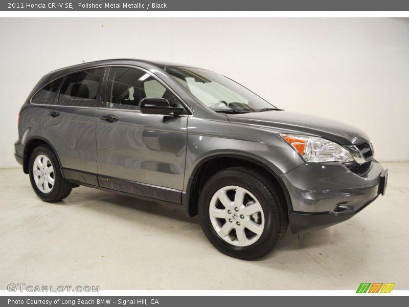 Polished Metal Metallic / Black 2011 Honda CR-V SE