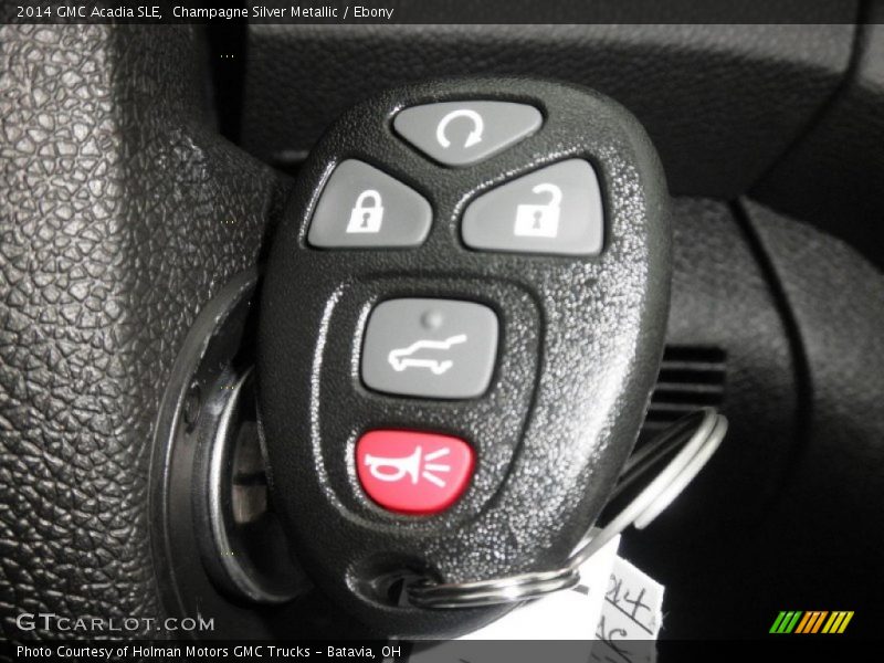Champagne Silver Metallic / Ebony 2014 GMC Acadia SLE