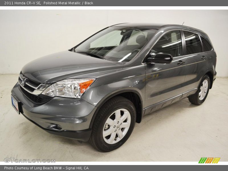 Polished Metal Metallic / Black 2011 Honda CR-V SE