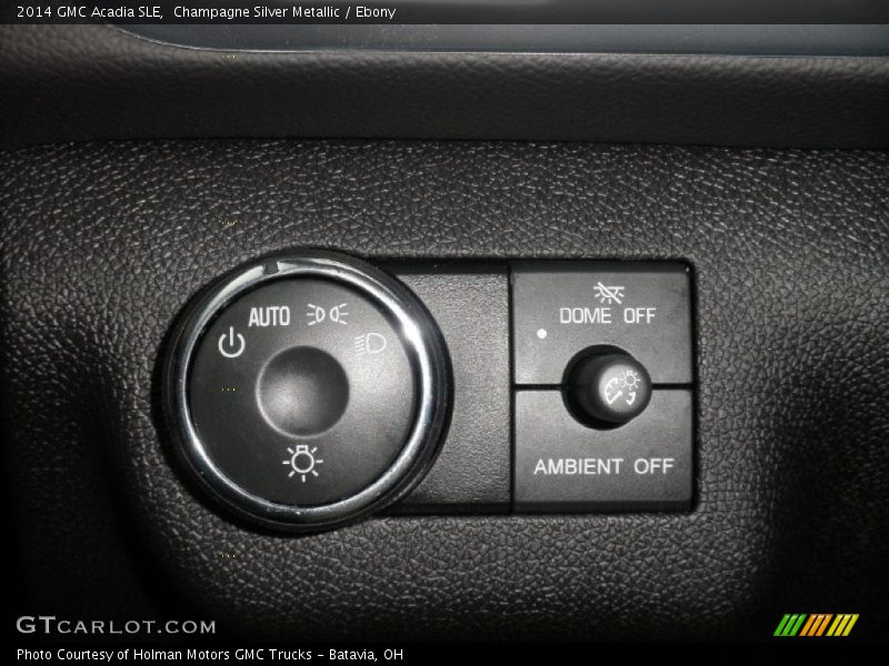 Champagne Silver Metallic / Ebony 2014 GMC Acadia SLE
