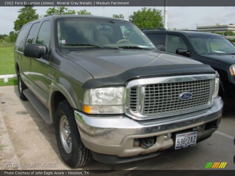 Mineral Gray Metallic / Medium Parchment 2002 Ford Excursion Limited