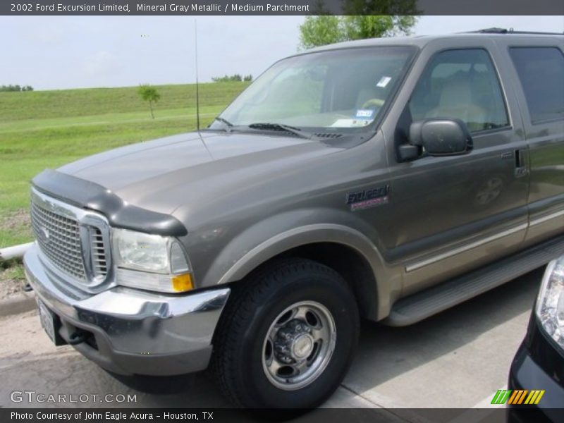 Mineral Gray Metallic / Medium Parchment 2002 Ford Excursion Limited