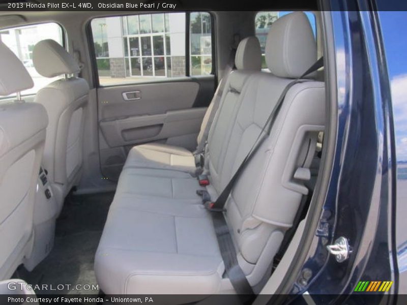 Obsidian Blue Pearl / Gray 2013 Honda Pilot EX-L 4WD