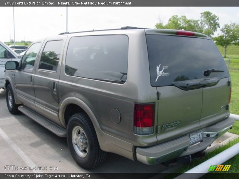 Mineral Gray Metallic / Medium Parchment 2002 Ford Excursion Limited