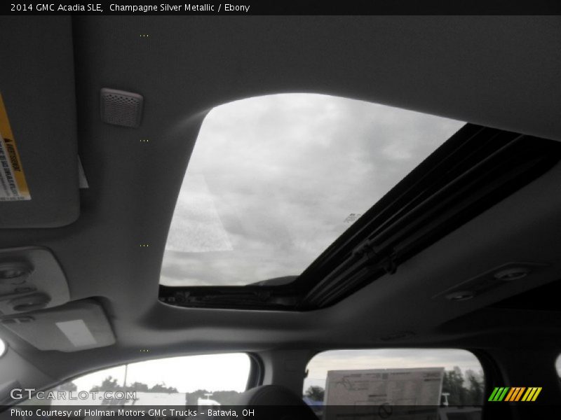 Champagne Silver Metallic / Ebony 2014 GMC Acadia SLE