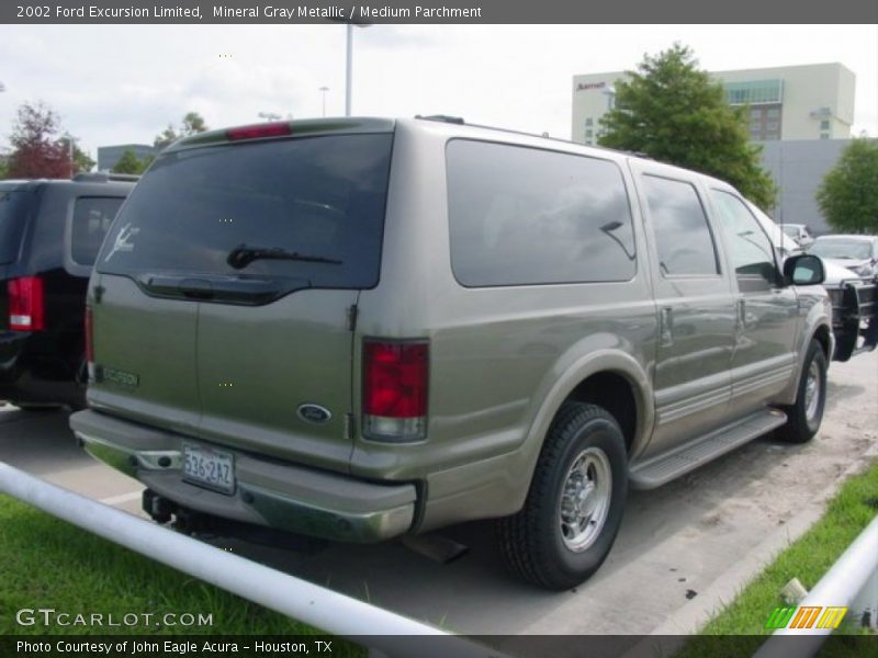 Mineral Gray Metallic / Medium Parchment 2002 Ford Excursion Limited