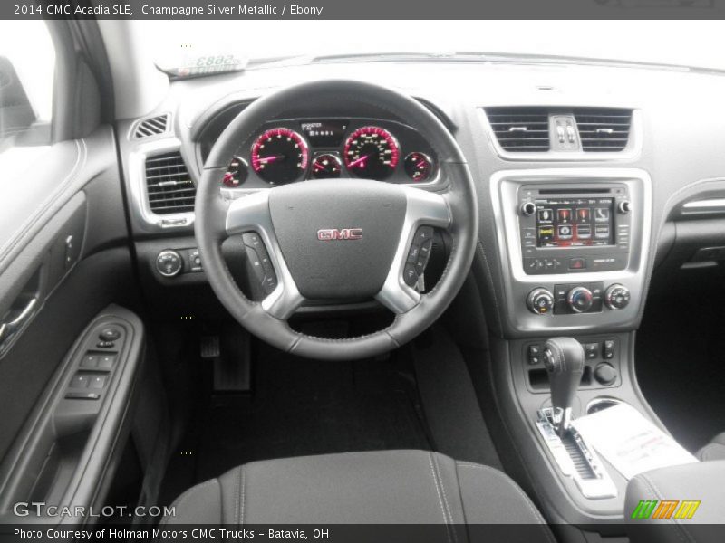 Champagne Silver Metallic / Ebony 2014 GMC Acadia SLE