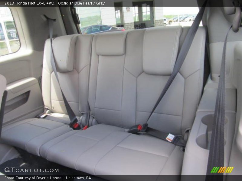 Obsidian Blue Pearl / Gray 2013 Honda Pilot EX-L 4WD