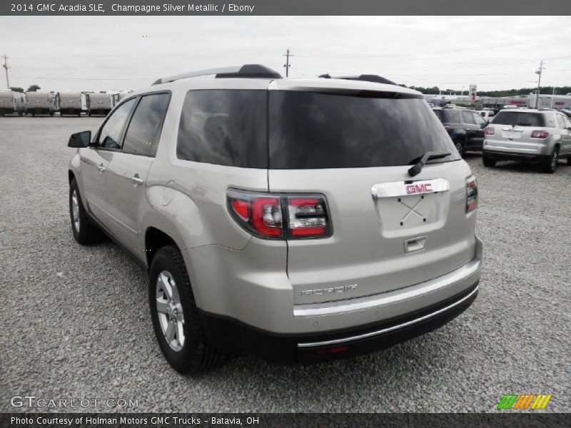Champagne Silver Metallic / Ebony 2014 GMC Acadia SLE