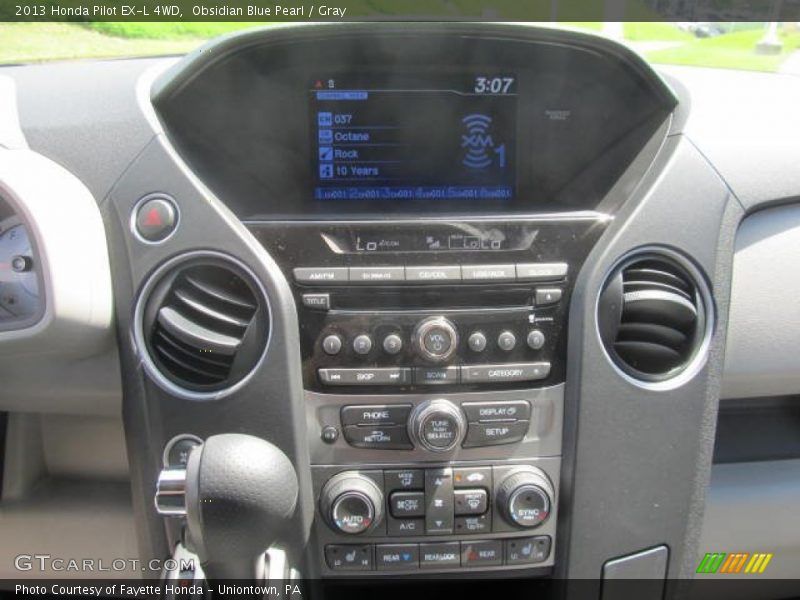 Obsidian Blue Pearl / Gray 2013 Honda Pilot EX-L 4WD