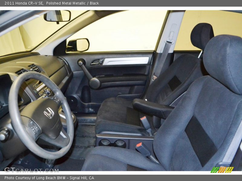 Polished Metal Metallic / Black 2011 Honda CR-V SE