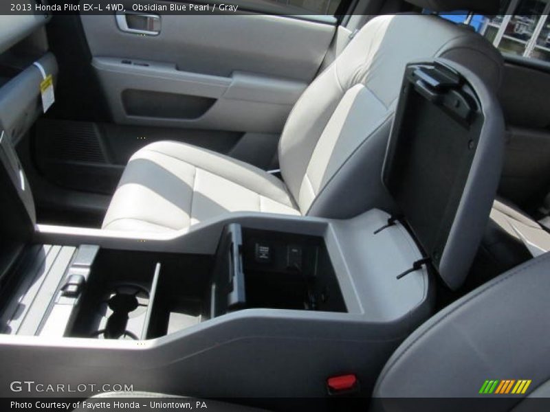 Obsidian Blue Pearl / Gray 2013 Honda Pilot EX-L 4WD