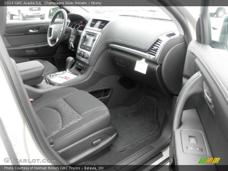 Champagne Silver Metallic / Ebony 2014 GMC Acadia SLE