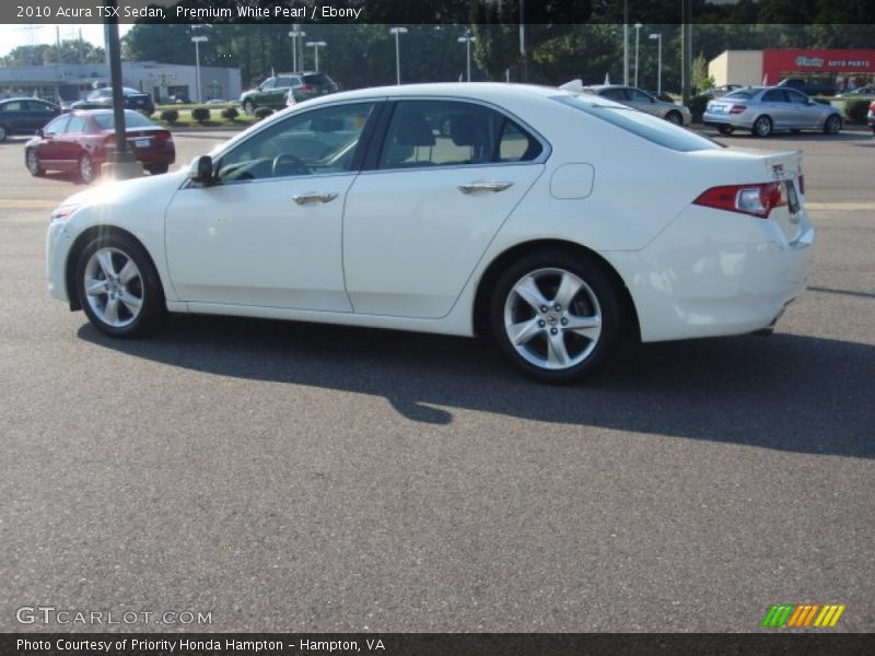 Premium White Pearl / Ebony 2010 Acura TSX Sedan