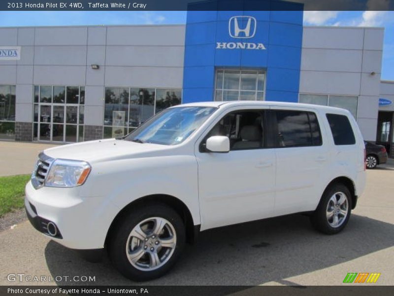 Taffeta White / Gray 2013 Honda Pilot EX 4WD