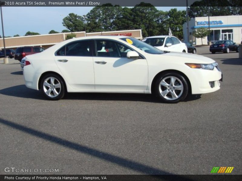 Premium White Pearl / Ebony 2010 Acura TSX Sedan
