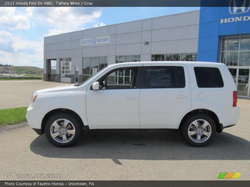 Taffeta White / Gray 2013 Honda Pilot EX 4WD