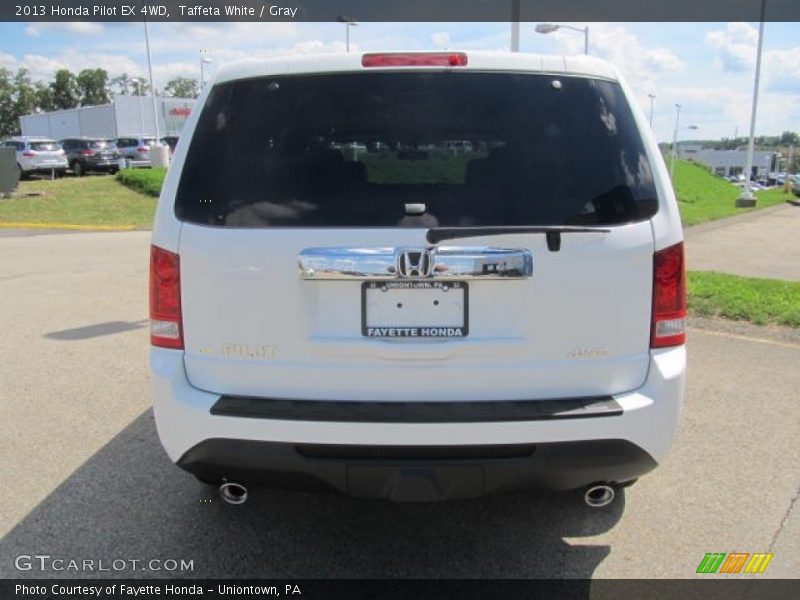 Taffeta White / Gray 2013 Honda Pilot EX 4WD