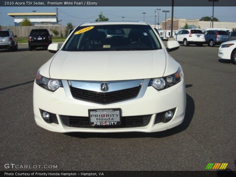Premium White Pearl / Ebony 2010 Acura TSX Sedan