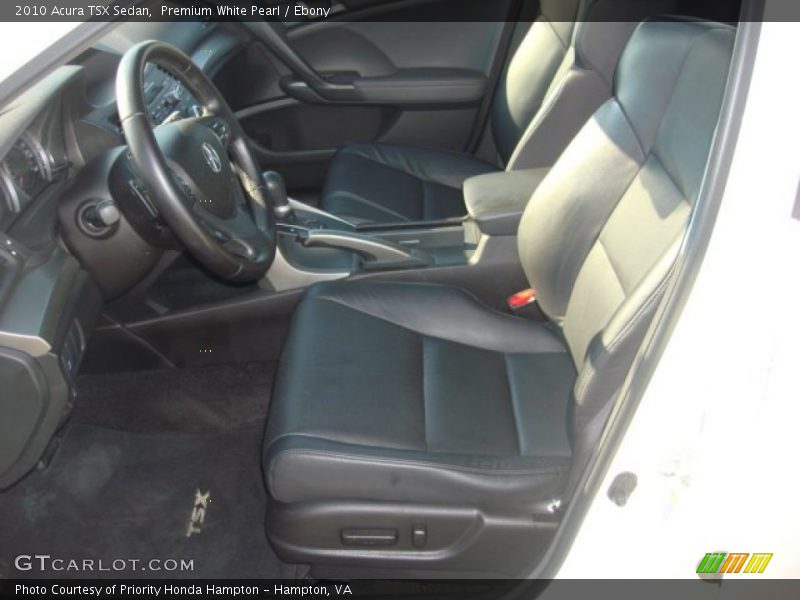 Premium White Pearl / Ebony 2010 Acura TSX Sedan