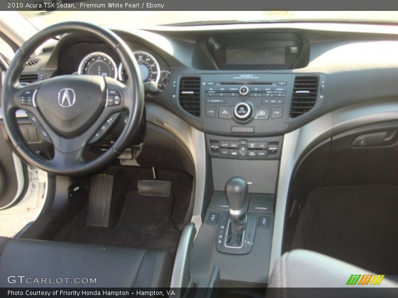 Premium White Pearl / Ebony 2010 Acura TSX Sedan