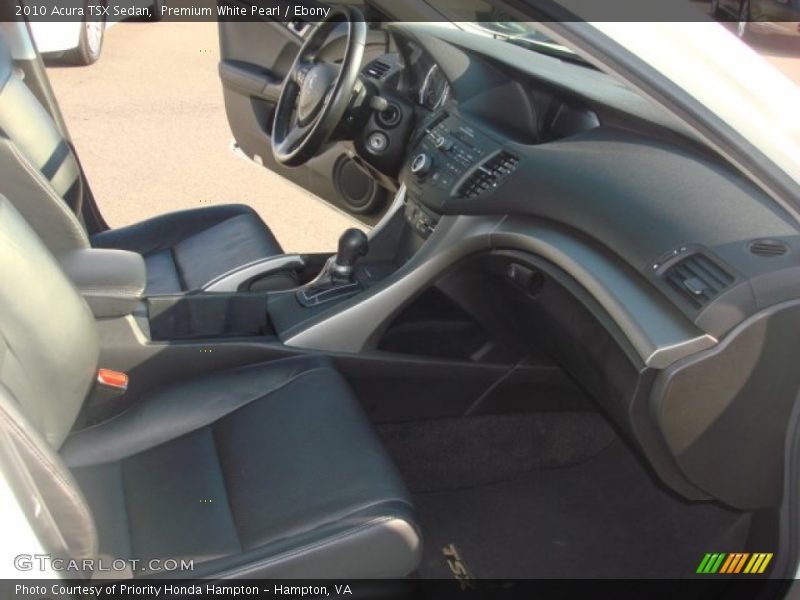 Premium White Pearl / Ebony 2010 Acura TSX Sedan