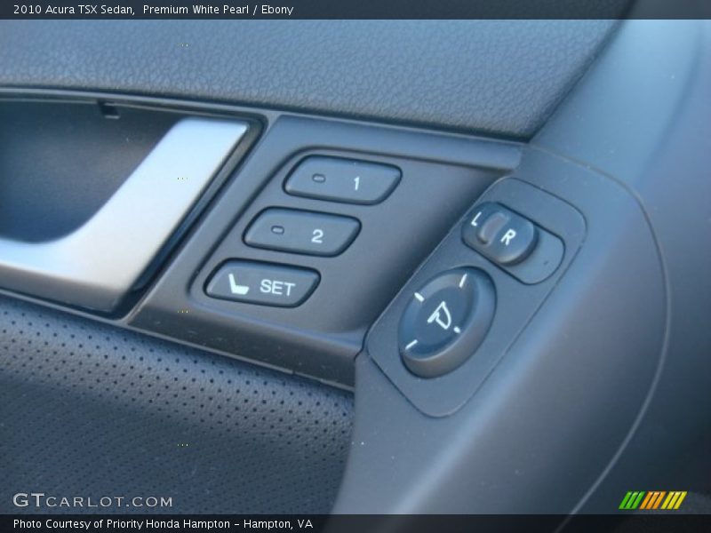 Premium White Pearl / Ebony 2010 Acura TSX Sedan