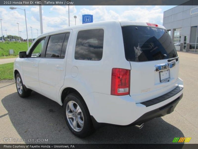 Taffeta White / Gray 2013 Honda Pilot EX 4WD