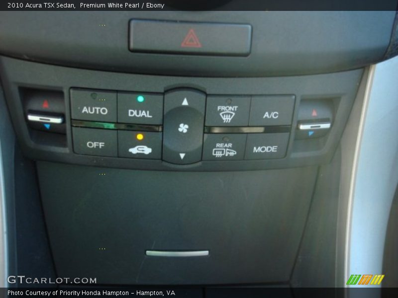 Premium White Pearl / Ebony 2010 Acura TSX Sedan