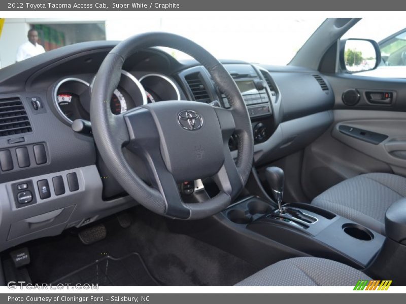 Super White / Graphite 2012 Toyota Tacoma Access Cab
