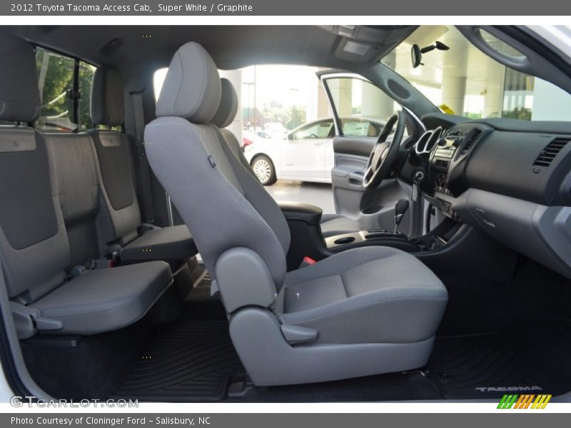Super White / Graphite 2012 Toyota Tacoma Access Cab