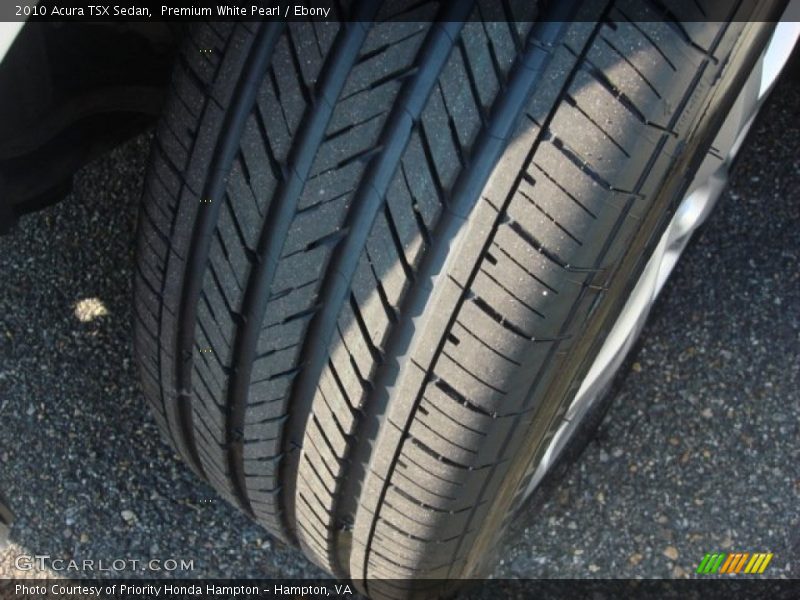 Premium White Pearl / Ebony 2010 Acura TSX Sedan