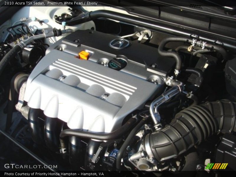 Premium White Pearl / Ebony 2010 Acura TSX Sedan