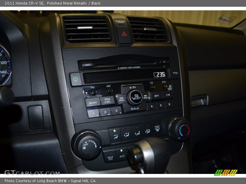 Polished Metal Metallic / Black 2011 Honda CR-V SE