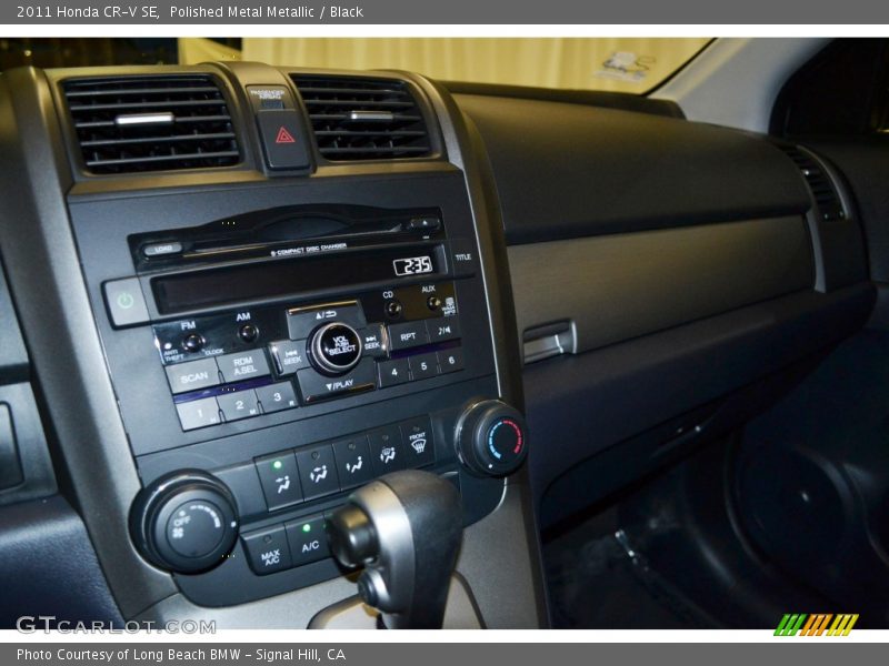 Polished Metal Metallic / Black 2011 Honda CR-V SE