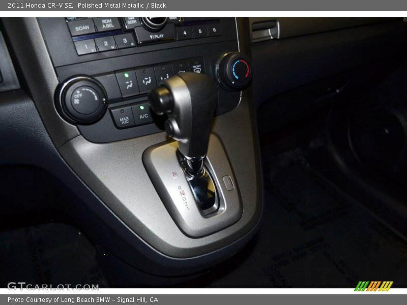 Polished Metal Metallic / Black 2011 Honda CR-V SE