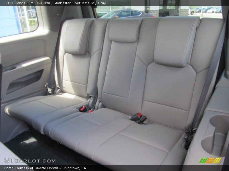 Alabaster Silver Metallic / Gray 2013 Honda Pilot EX-L 4WD