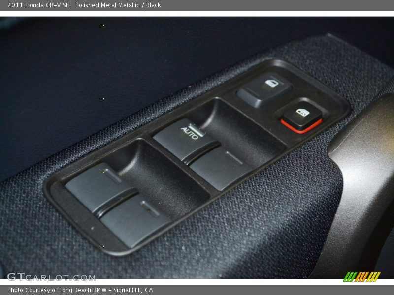 Polished Metal Metallic / Black 2011 Honda CR-V SE