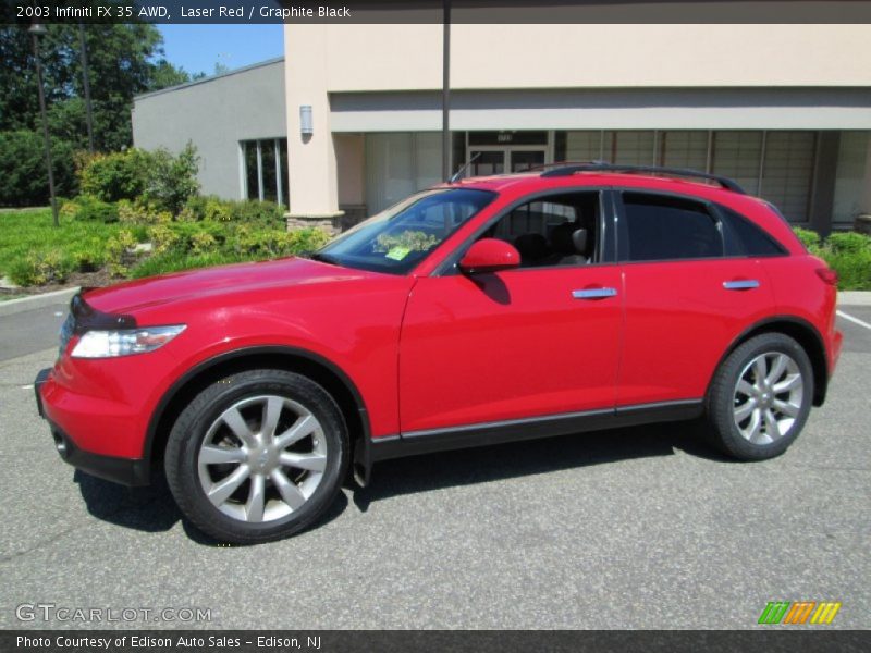 Laser Red / Graphite Black 2003 Infiniti FX 35 AWD