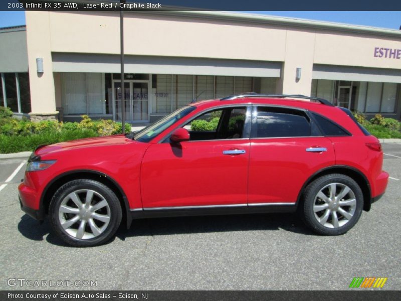 Laser Red / Graphite Black 2003 Infiniti FX 35 AWD