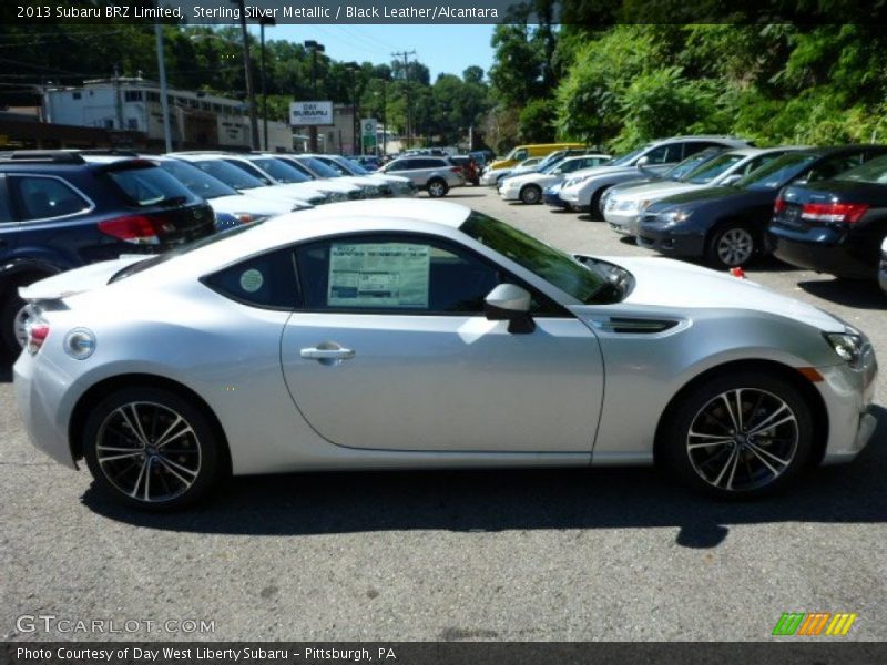 Sterling Silver Metallic / Black Leather/Alcantara 2013 Subaru BRZ Limited