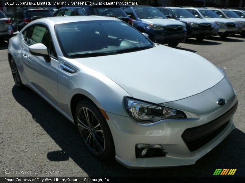 Sterling Silver Metallic / Black Leather/Alcantara 2013 Subaru BRZ Limited