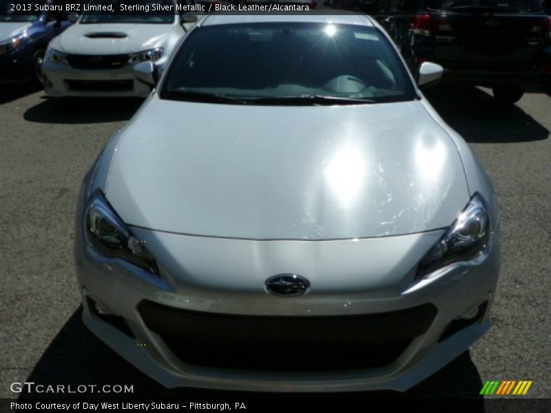 Sterling Silver Metallic / Black Leather/Alcantara 2013 Subaru BRZ Limited