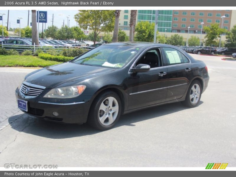 Nighthawk Black Pearl / Ebony 2006 Acura RL 3.5 AWD Sedan